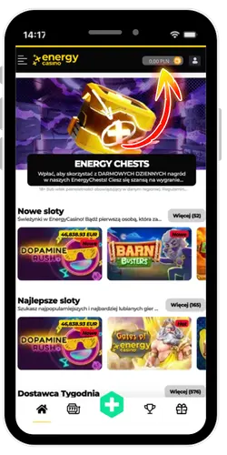Kasjer w Energy Casino