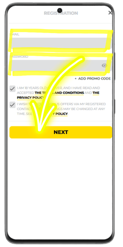 Energy Casino registration
